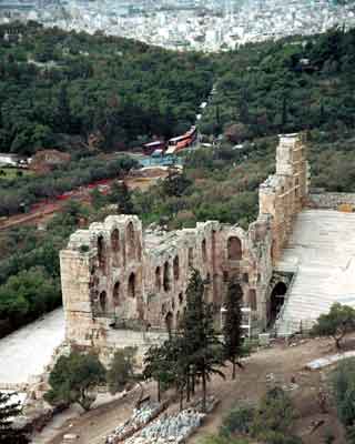 The Odeon of Herodes Atticus.