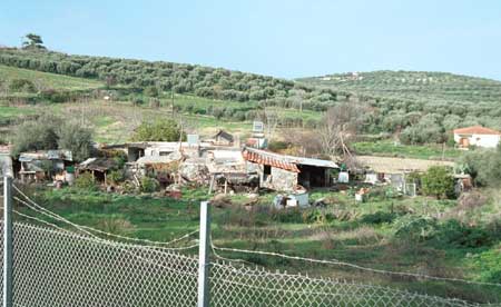 Typical Greek countryside.