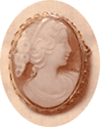 The cameo of Aphrodite that we bought.