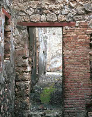 Another inside doorway with interesting brickwork