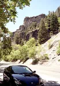 Side of American Fork Canyon