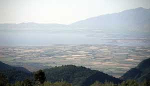 View of Utah lake from Mt. Nebo