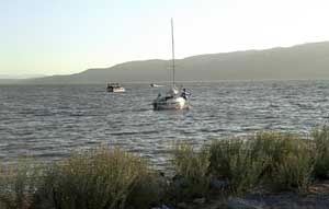 Boat on Utah Lake