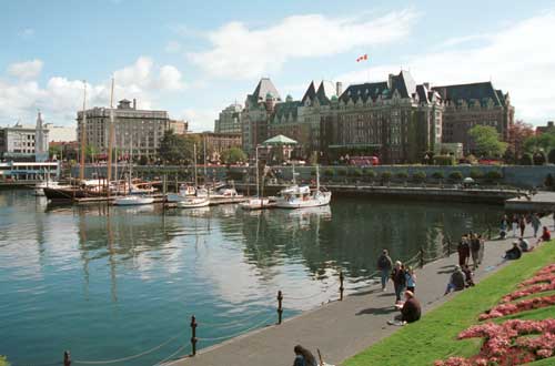 Empress Hotel and harbor