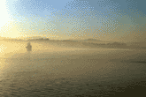Sunrise in port